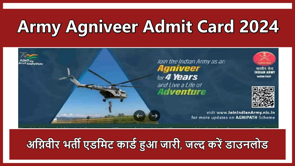 Army Agniveer Admit Card 2024